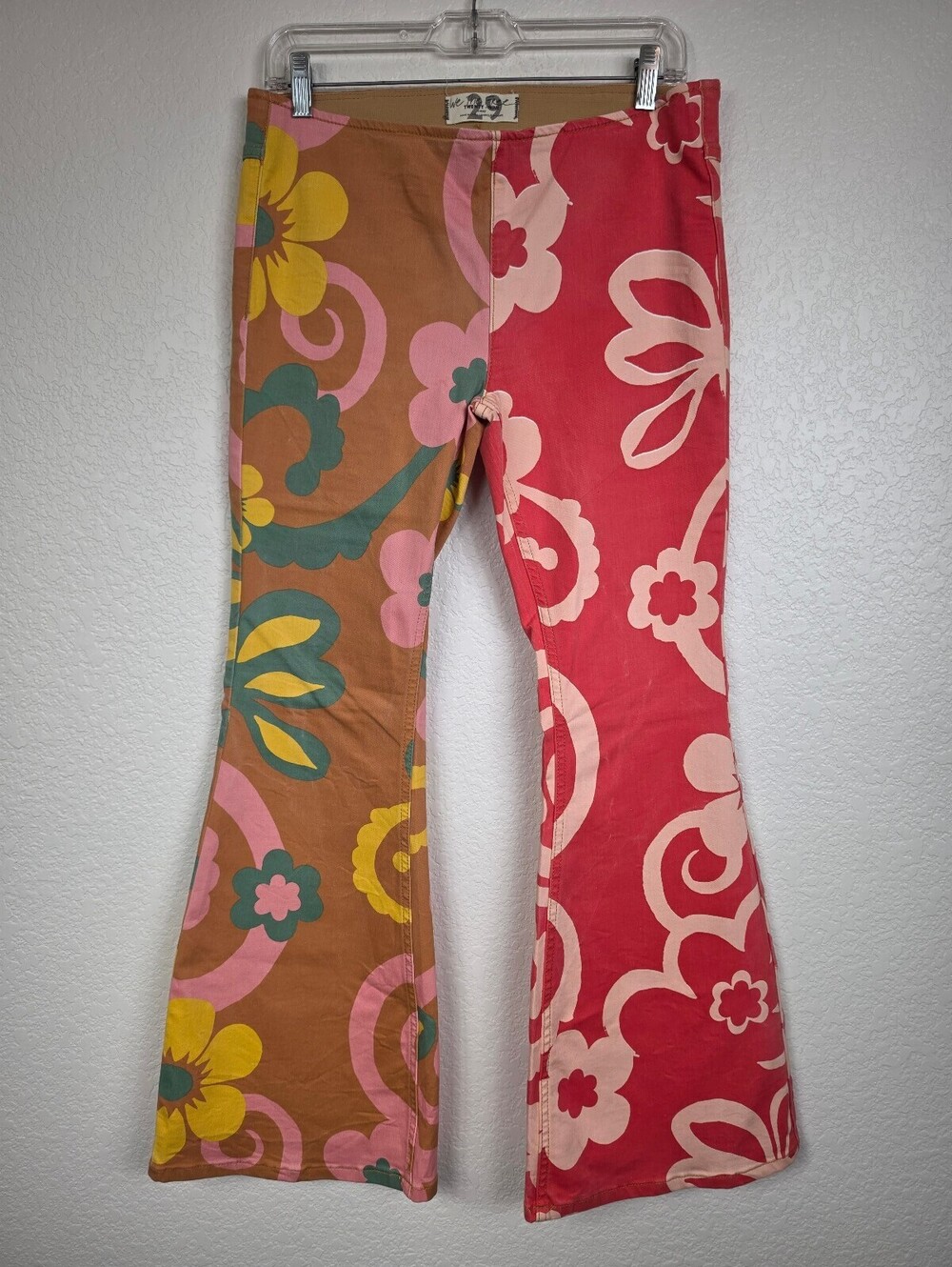 Free People Colorful Floral Flared Pants Size 29